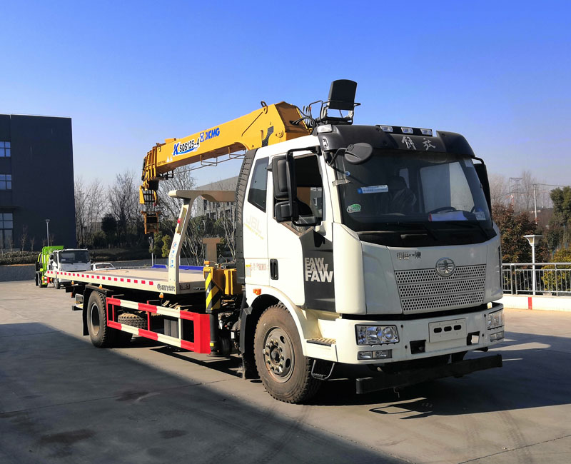 【京環】解放J6一拖二帶吊清障車