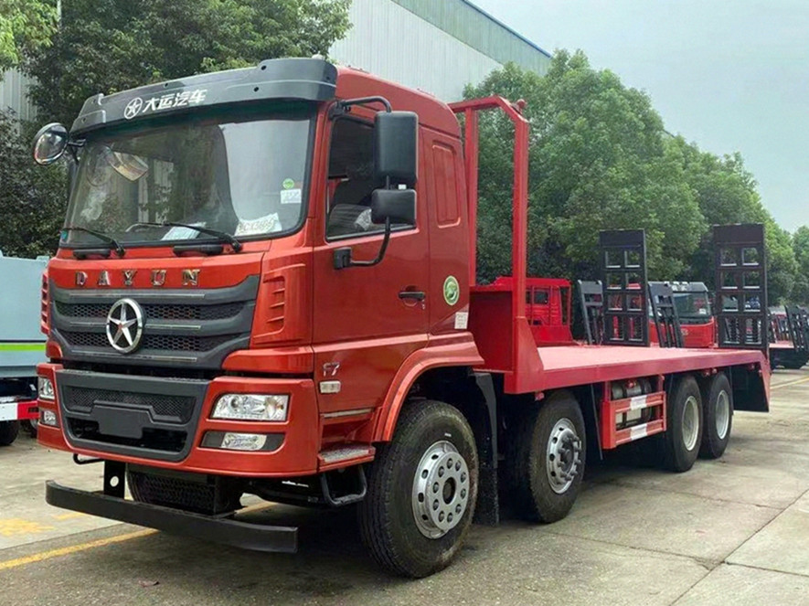 【國(guó)六】大運(yùn)F7前四后八平板運(yùn)輸車