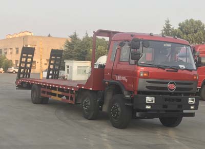 【28噸】福德牌小三軸低平板運(yùn)輸車(chē)
